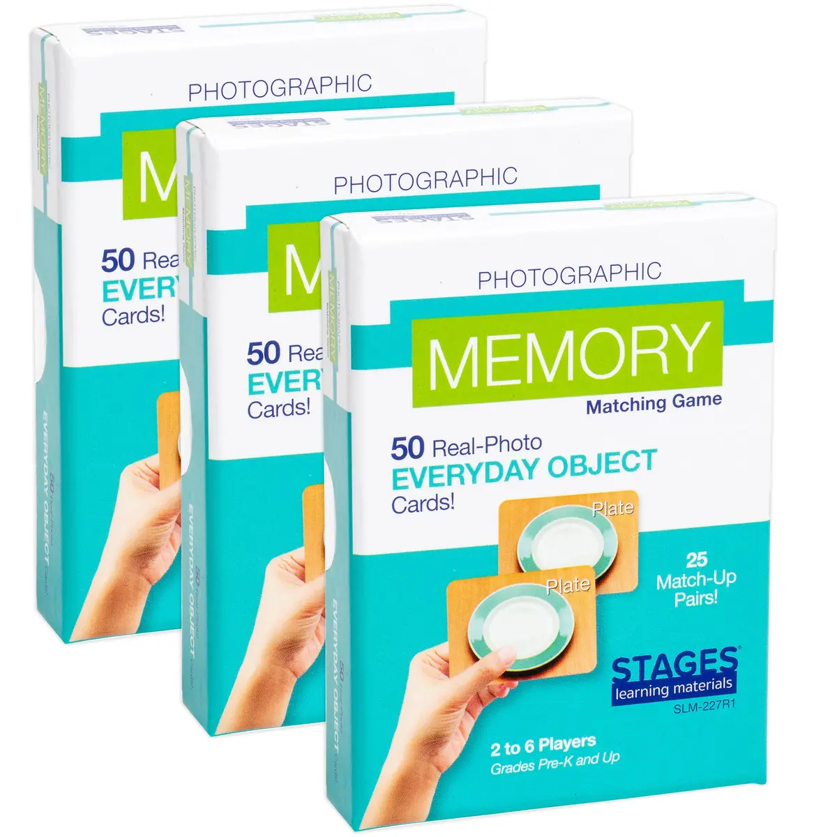 Stages Learning Materials - Everyday Objects Memory Game Trio 1