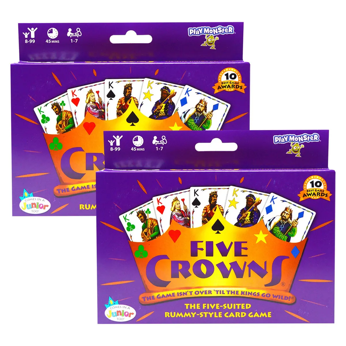 Playmonster Five Crowns Card Game, Double Pack 1