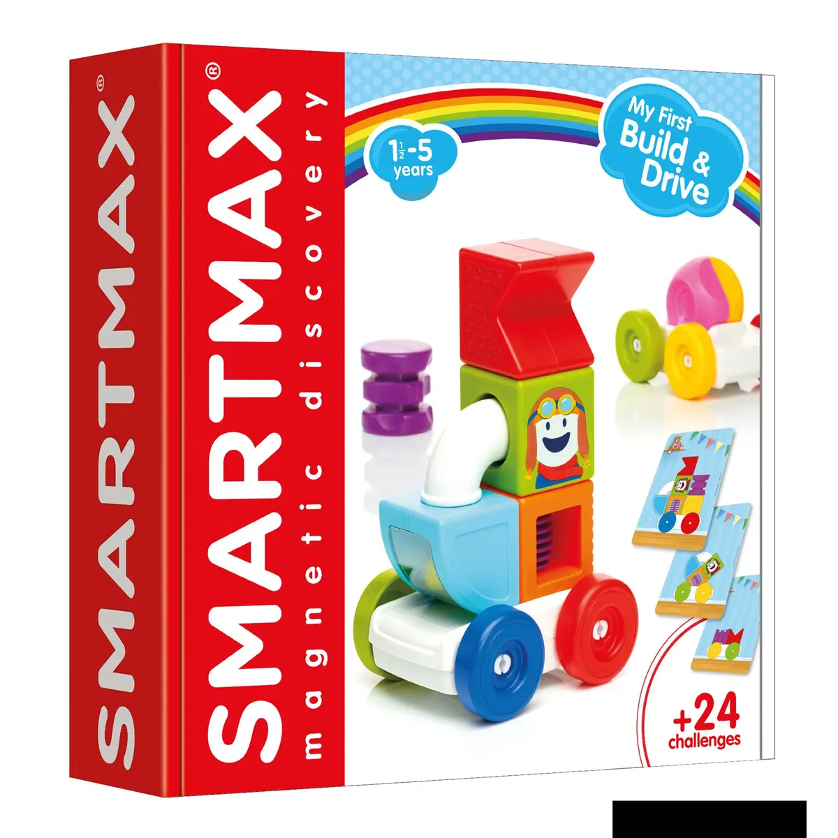 Smartmax My First Build & Drive - Magnetic Discovery Playset 1