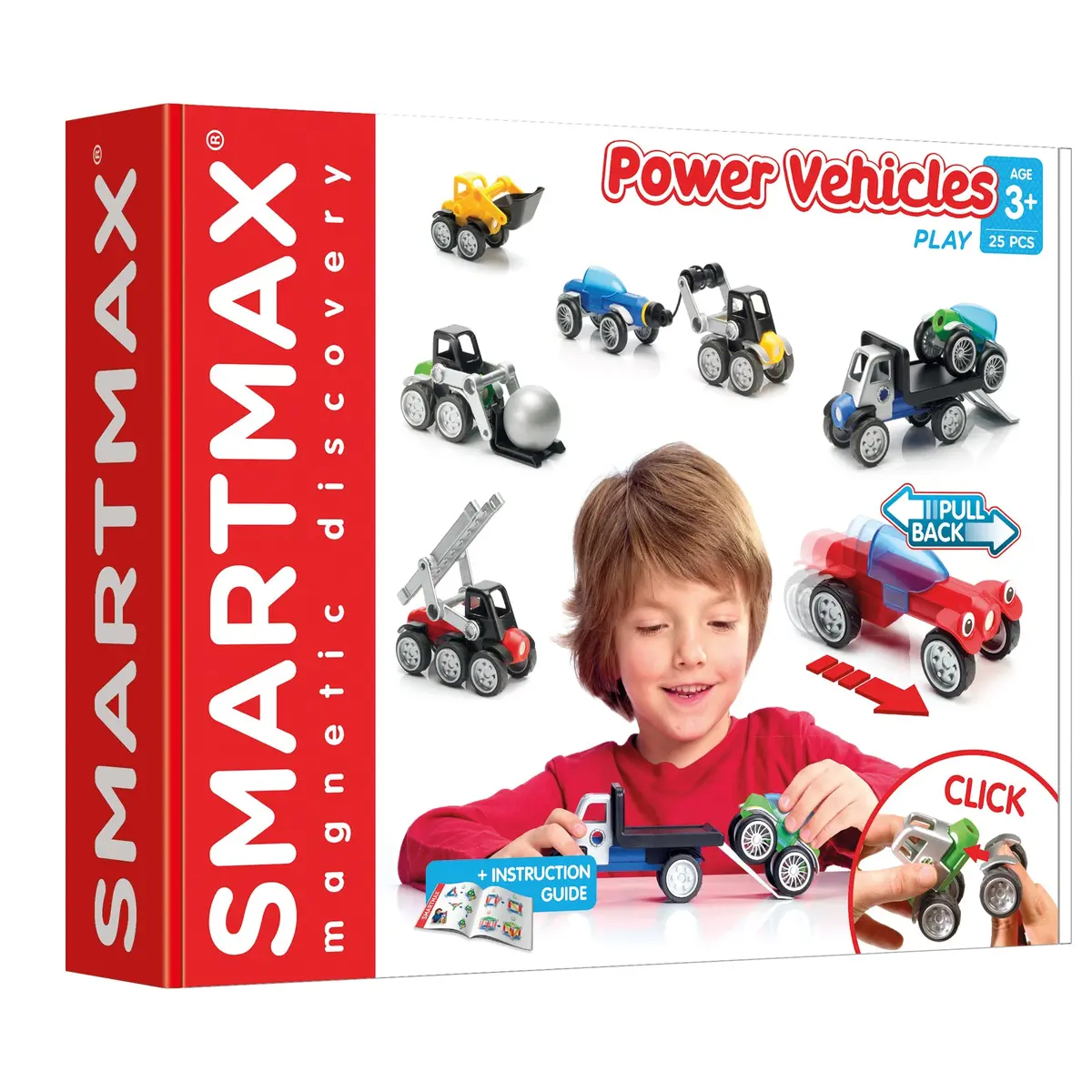 Smartmax Power Vehicles Mix Set - 26-Piece Creative Play Set 1