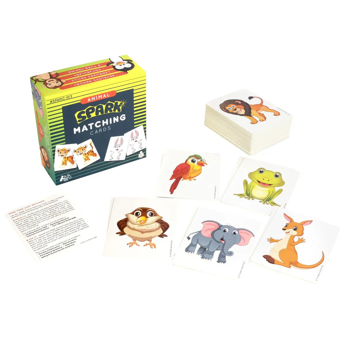 Spark Innovations Animal Parade Memory Matching Game 1