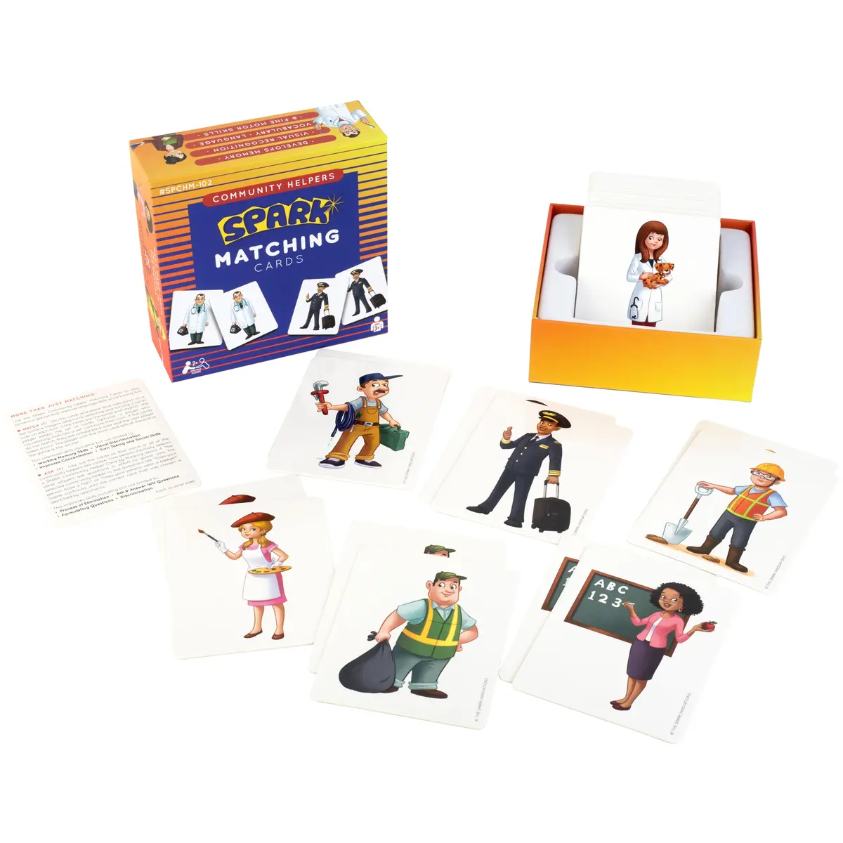 Spark Innovations Community Helpers Memory Matching Game 1