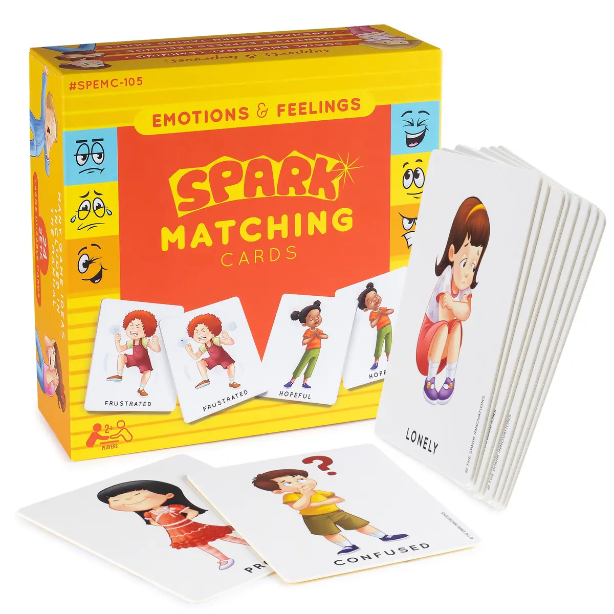 Spark Innovations Emotions And Feelings - Character Matching Memory Game 1