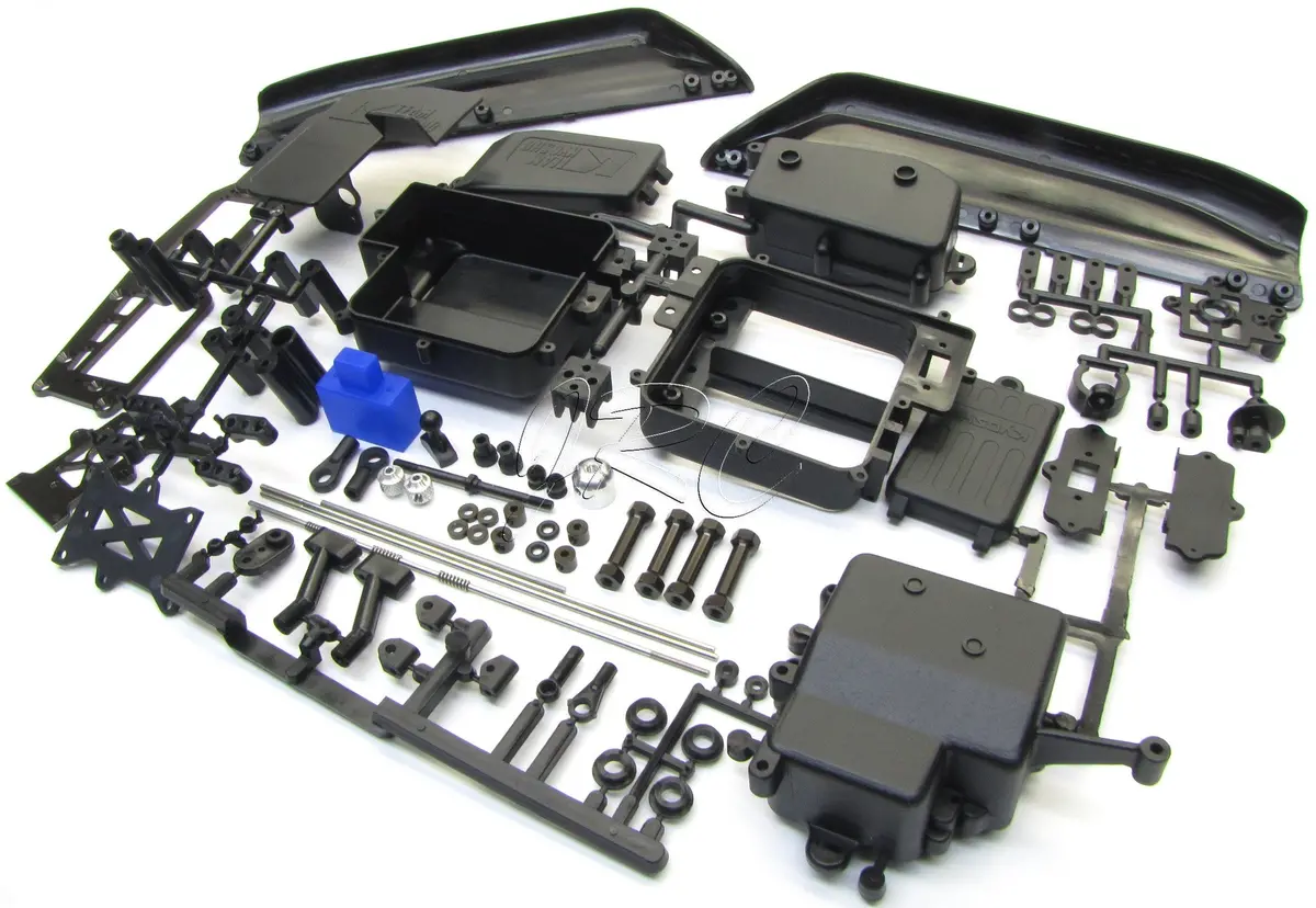 Kyosho St-Rr Evo.2 Side Guards, Battery & Receiver Box Tray Servo Kyo33004b 1