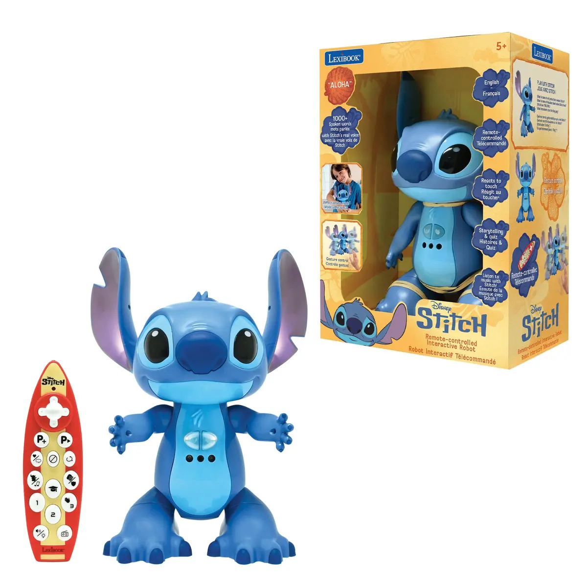 Stitchen Interactive Remote-Controlled Stitch - Real Voice Animatronic 1