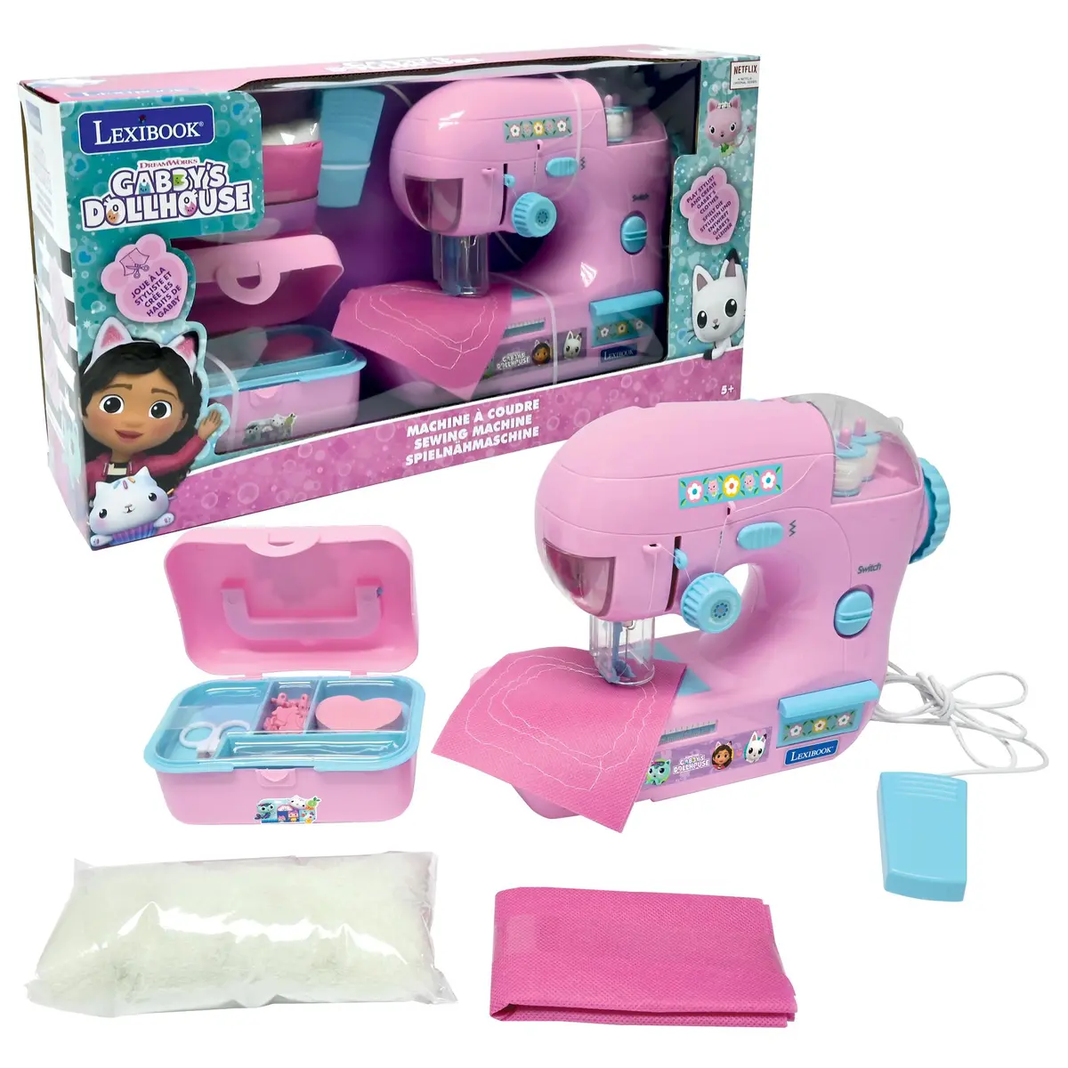 Gabby's Dollhouse Fashionista Sewing Machine Kit 1