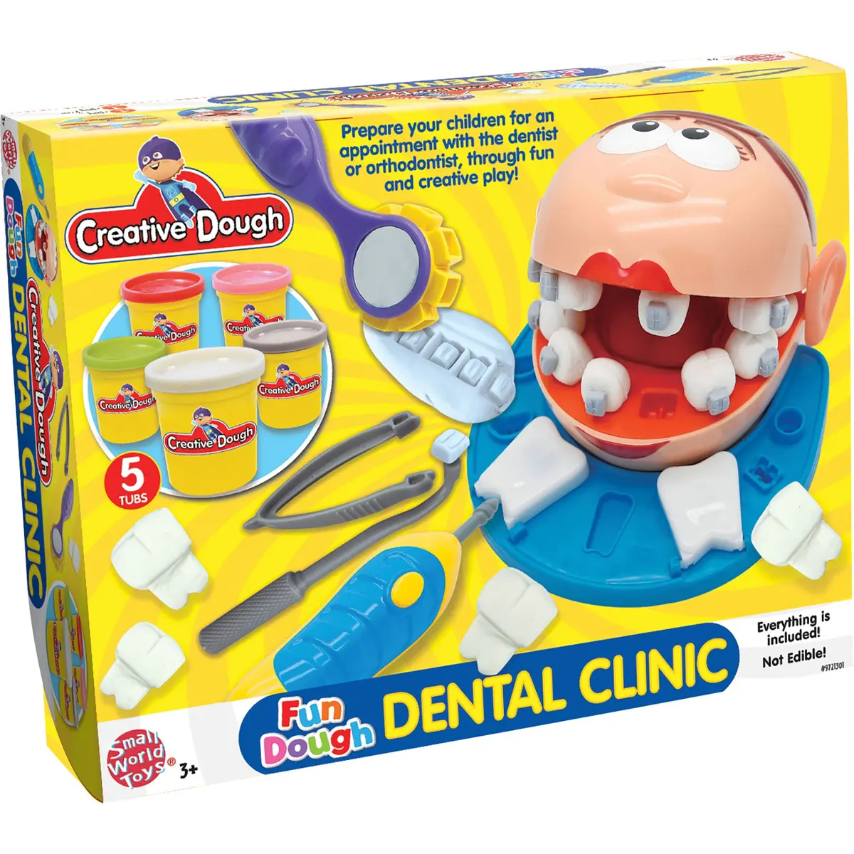 Small World Toys Creative Dough Dental Clinic Activity Set 1