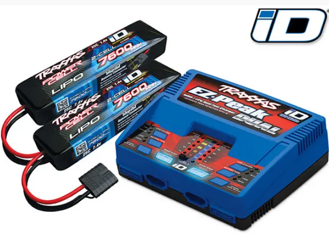 Ez-Peak 2S "Completer Pack" Dual Multi-Chemistry Battery Summit Slash Charger Tra2991 1