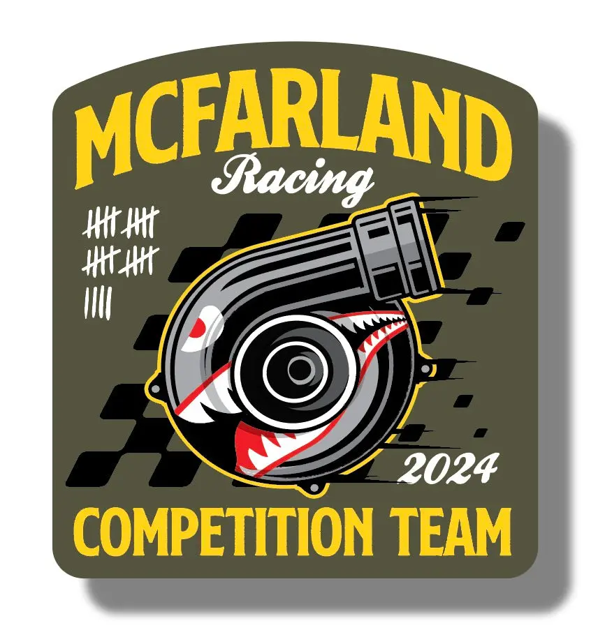 Mcfarland Racing Turbo Sticker 1