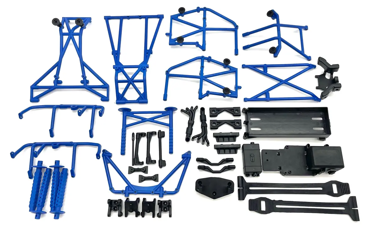 Losi Lmt Son Uva Digger Plastic Set, Rollcage, Radio Tray, Headers Los04021t2 1