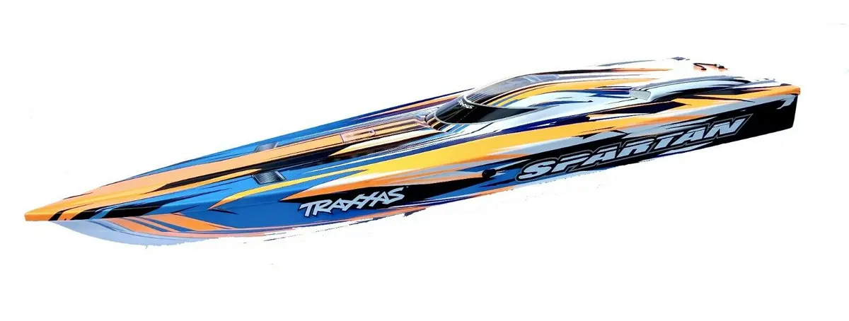Fits Spartan Boat Hull & Hatch Cover (Orange Blue) Fully Assembled 57076-4 1