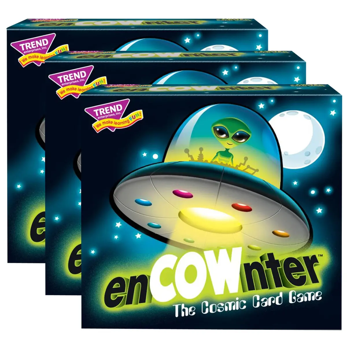 Trend Encownter Three Corner Card Game, Fun Pack Of 3 1