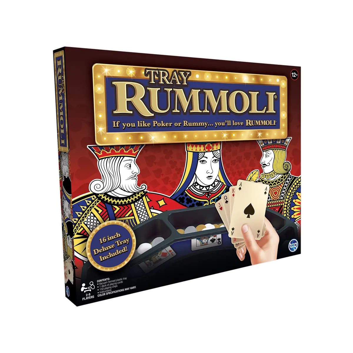 Deluxe Tray Rummoli Board And Card Game Hybrid 1