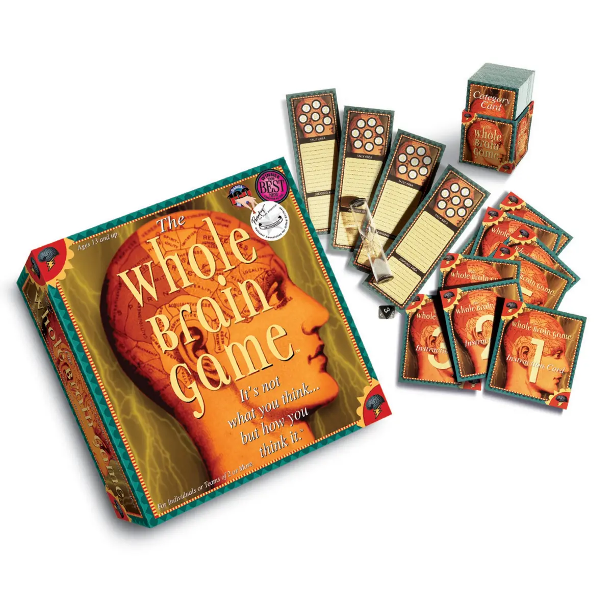 Talicor The Whole Brain Game Brain-Boosting Board Game 1