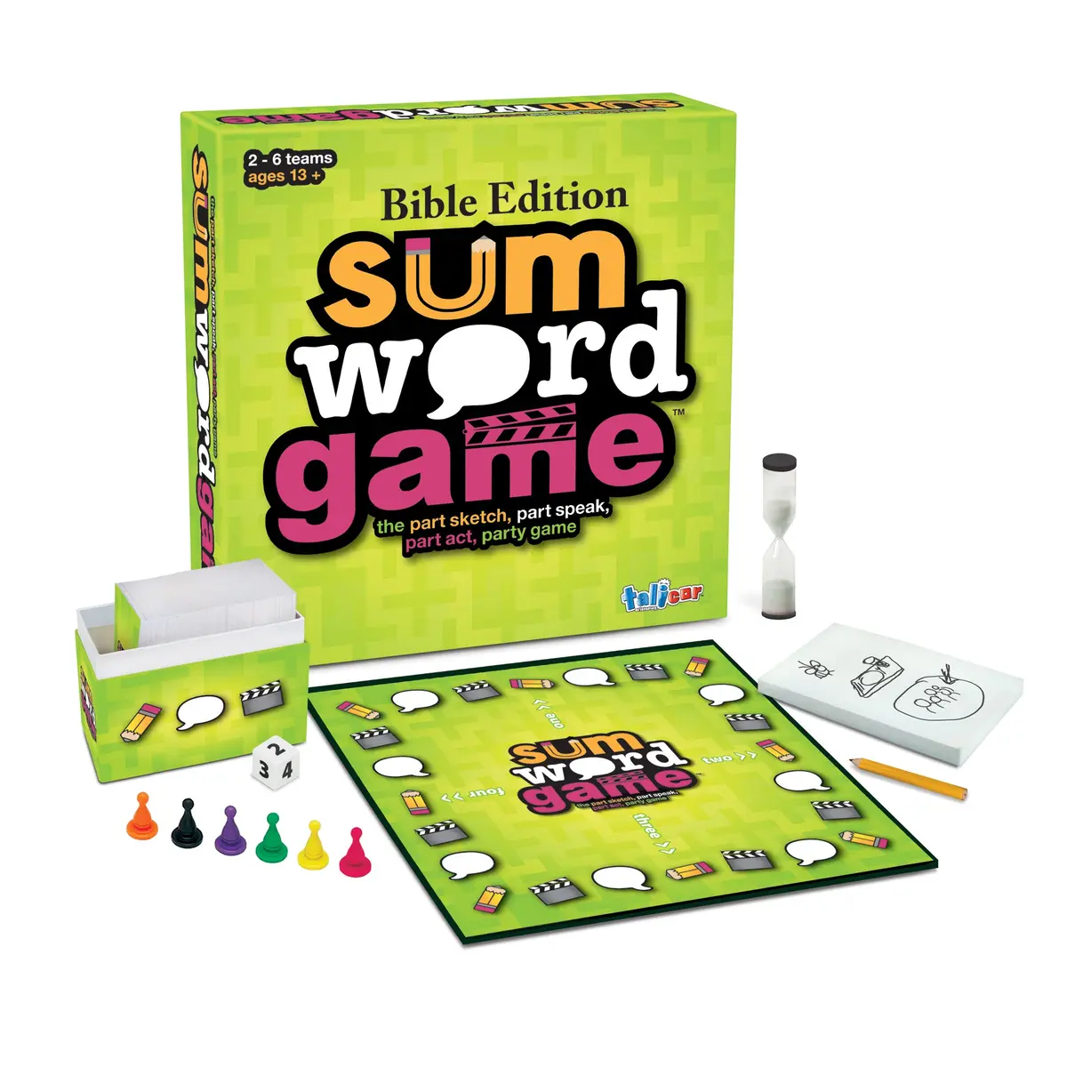 Talicor Sum Word Game Bible Edition - Educational Christian Game For Teens 1