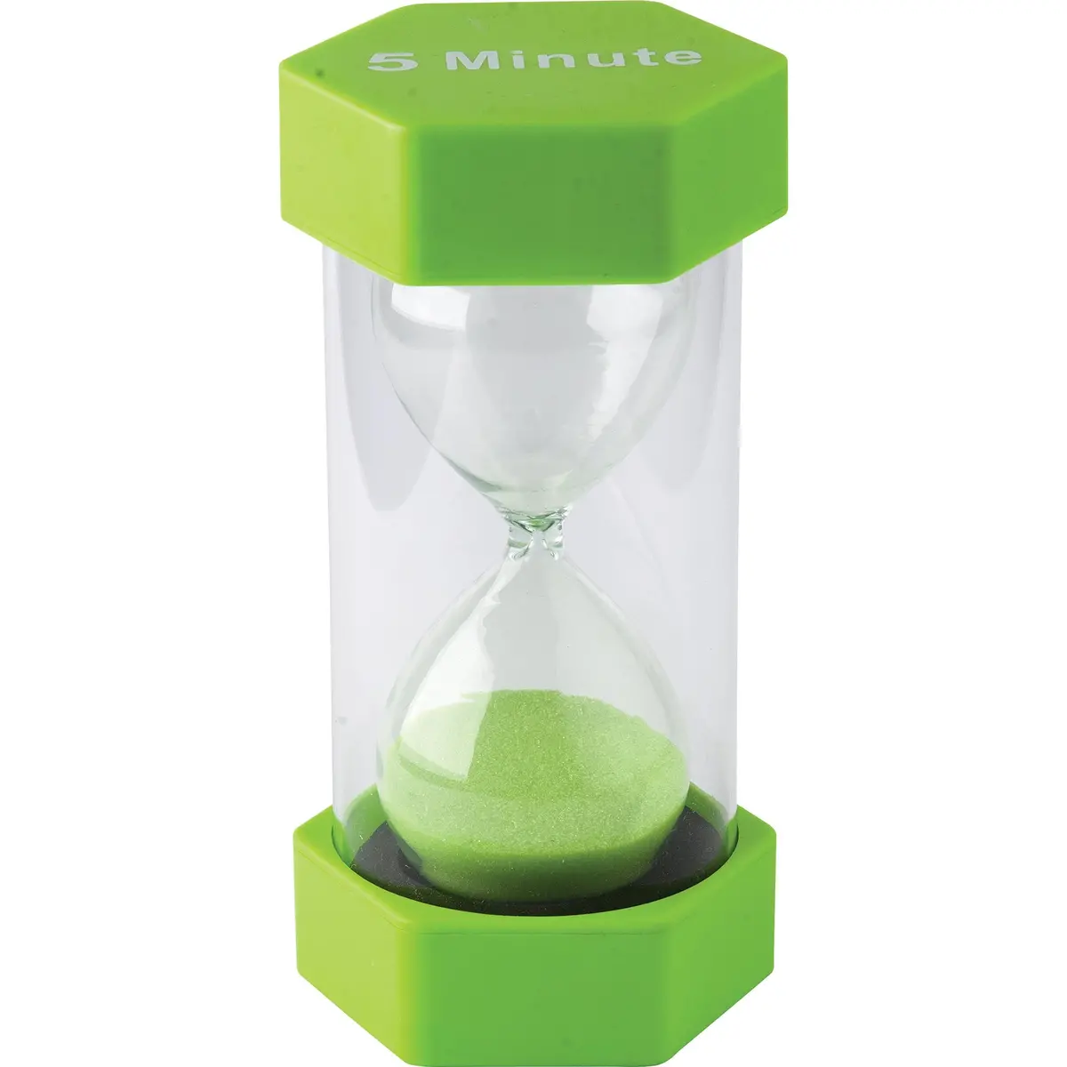 Teacher Created Resources Large 5-Minute Sand Timer - Green 1