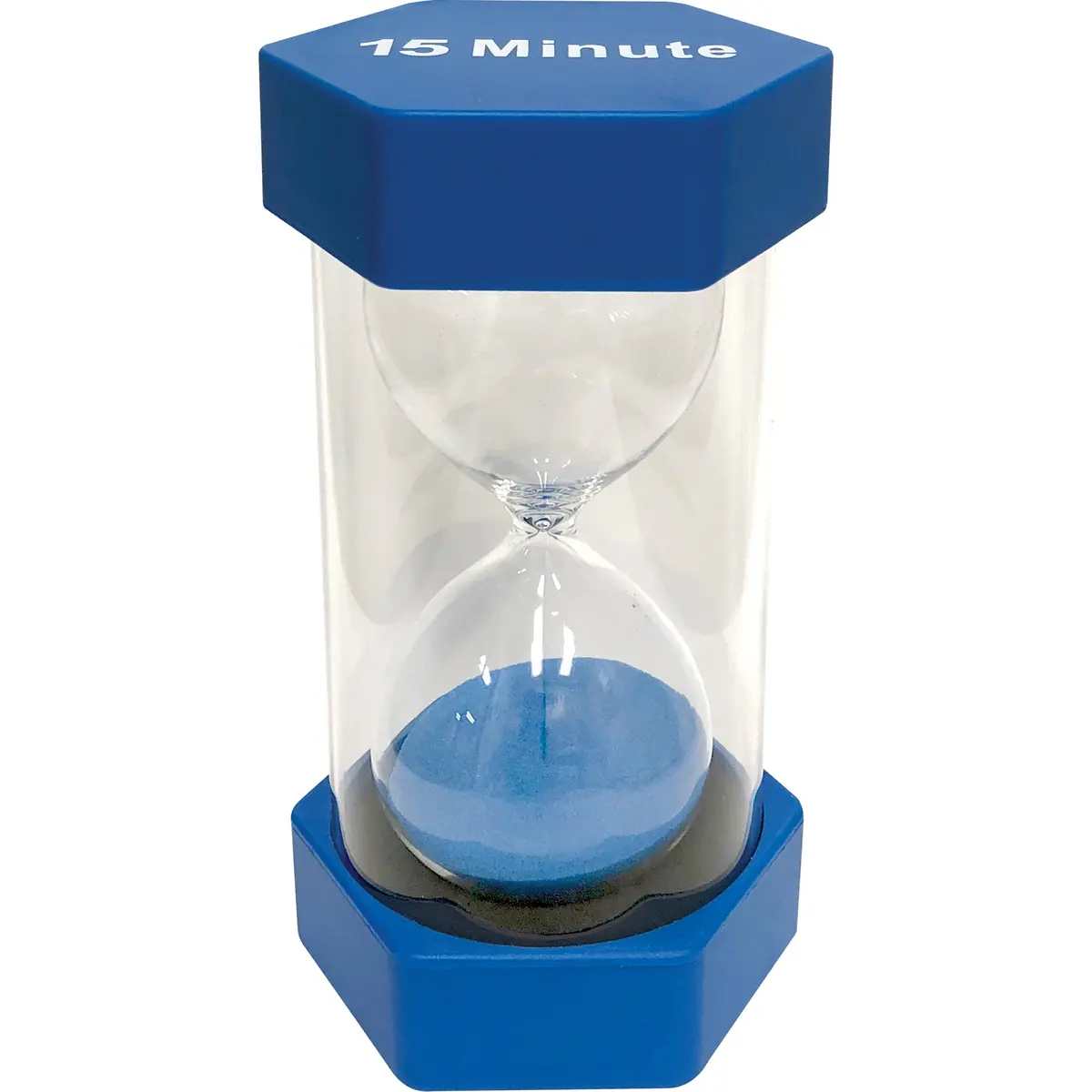 Teacher Created Resources Large 15-Minute Sand Timer With Blue Sand 1
