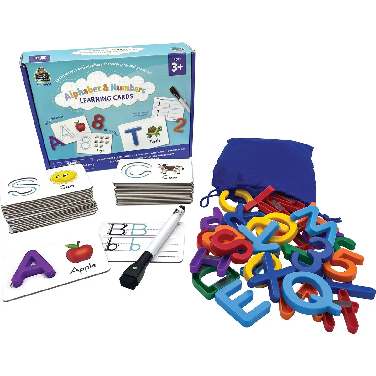 Teacher Created Resources Alphabet & Numbers Magnetic Learning Set 1