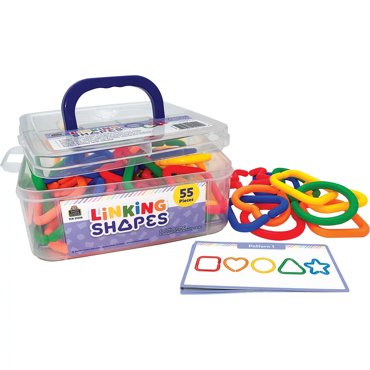 Teacher Created Resources Linking Shapes - Educational Color & Shape Recognition Set 1