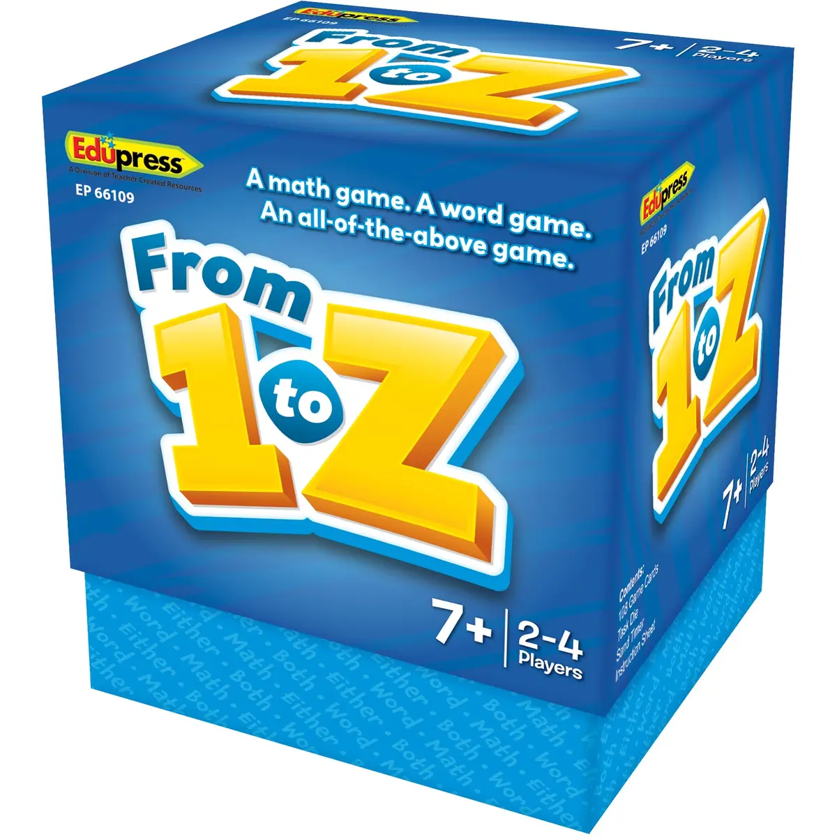 Teacher Created Resources From 1 To Z - Educational Card Game 1