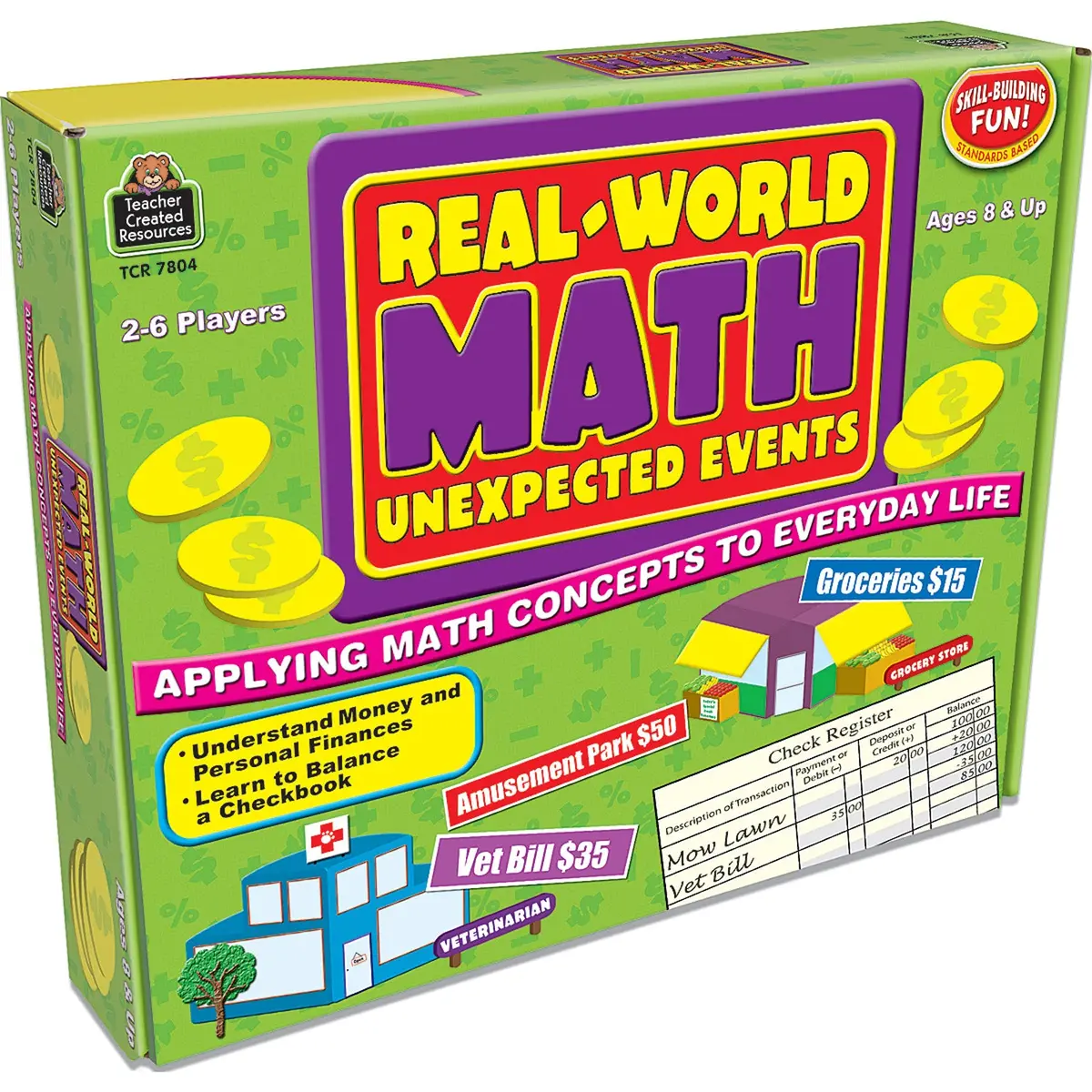 Teacher Created Resources Real World Math: Unexpected Events Game - Financial Fun 1