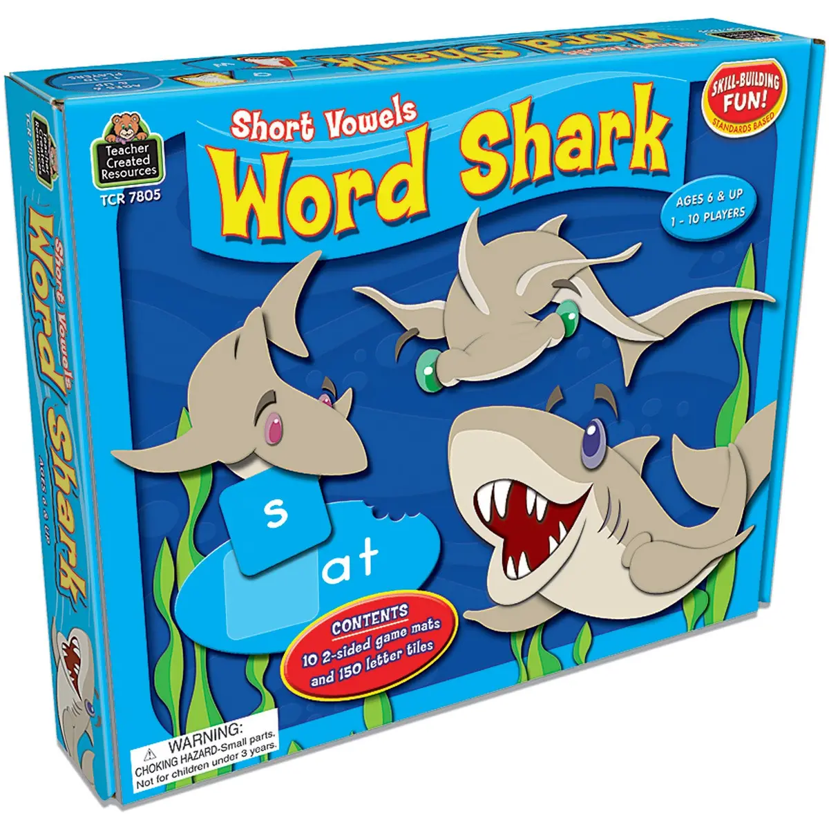 Teacher Created Resources Word Shark - Short Vowels Game 1