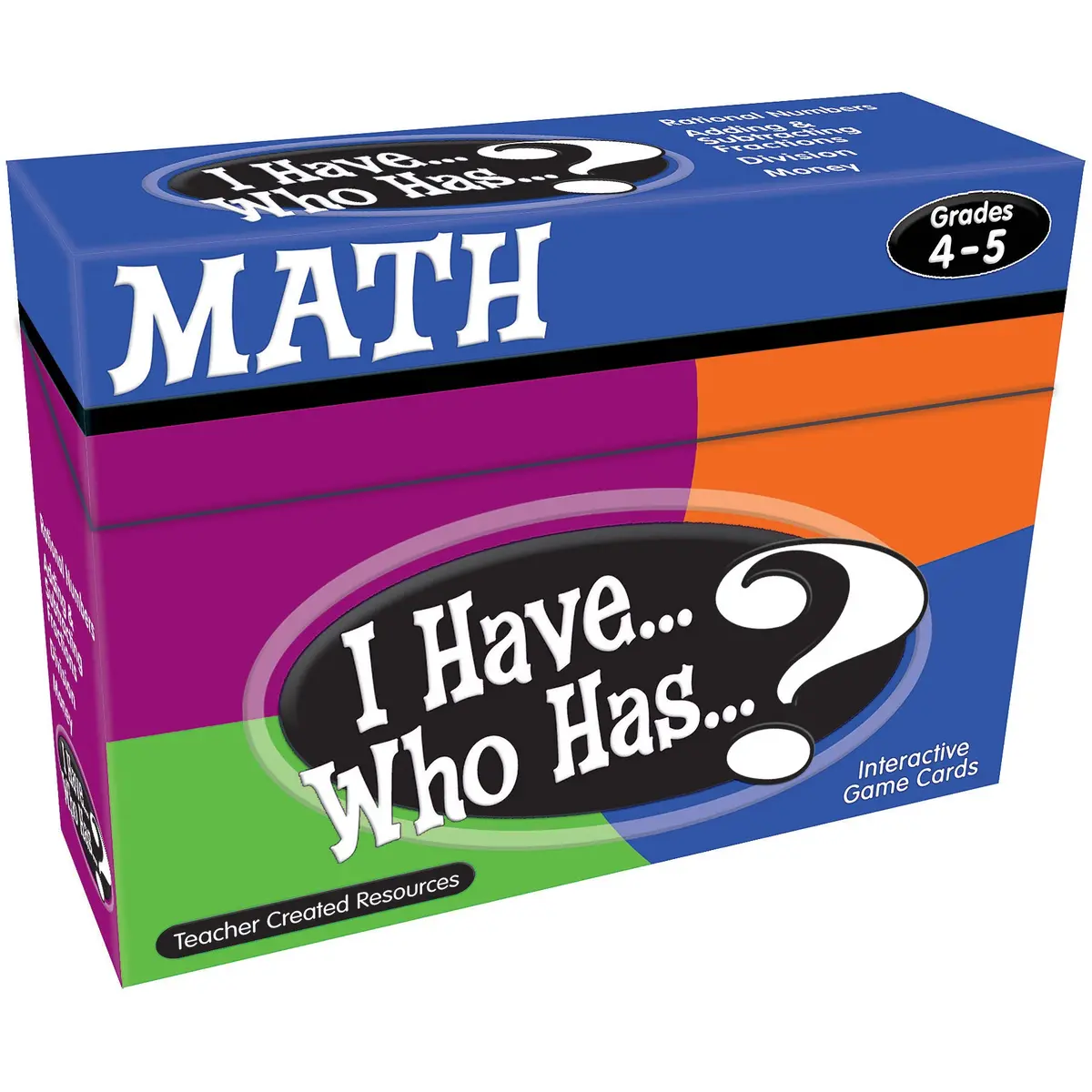 Teacher Created Resources Grade 4-5 I Have, Who Has Math Game 1