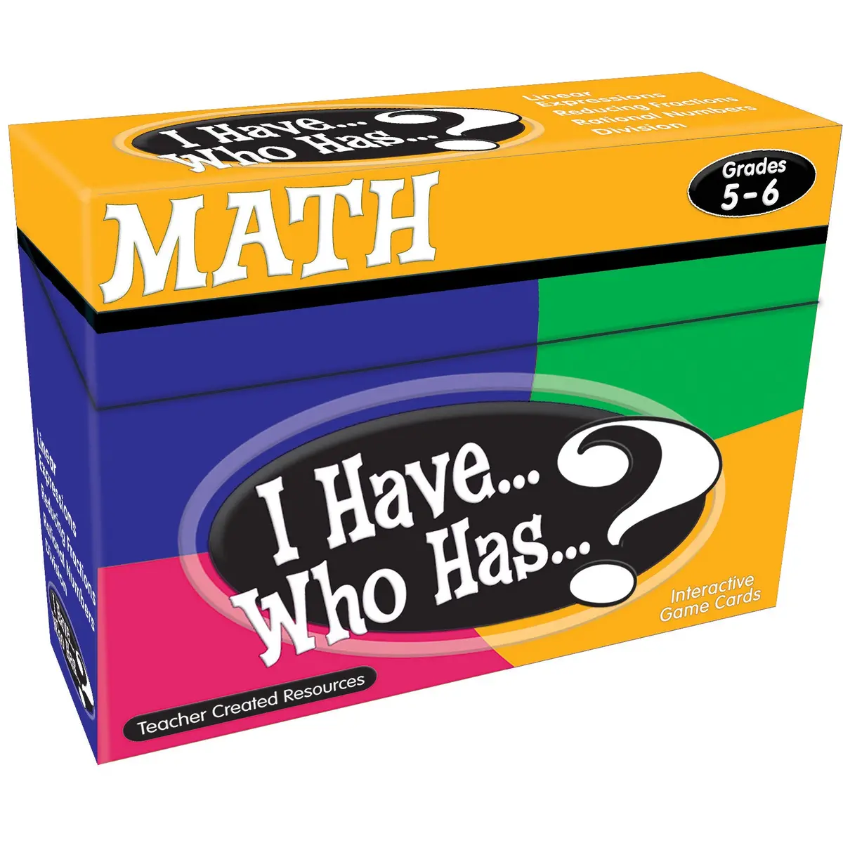 Teacher Created Resources I Have, Who Has Math Game - Grade 5-6 - Fun Learning 1