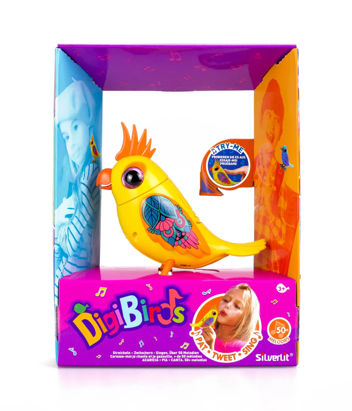 Digibirds Ii Interactive Single Cockatoo - Yellow 1
