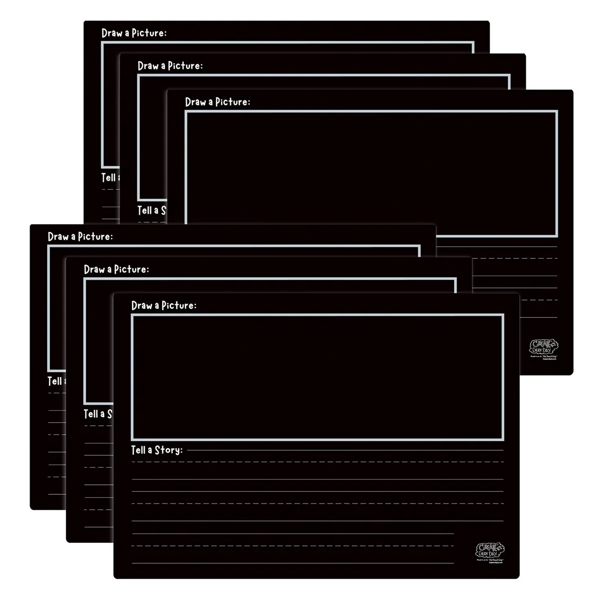 The Pencil Grip™ Activity Playmat - Draw A Picture, Pack Of 6 1
