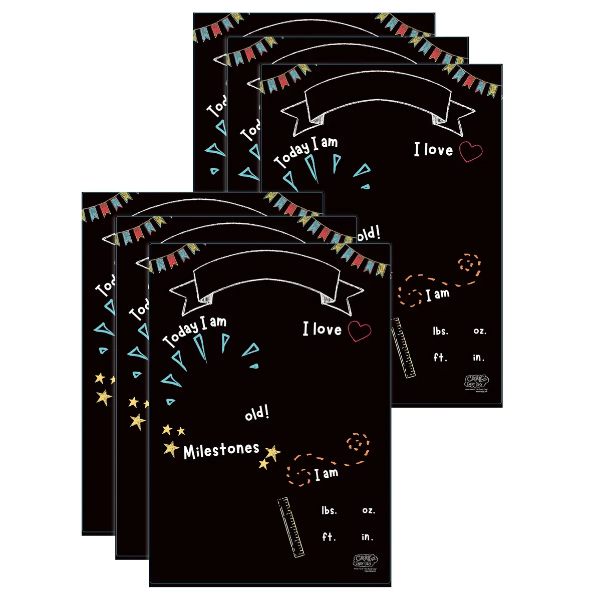 The Pencil Grip Home Milestones Interactive Playmat - Pack Of 6 1