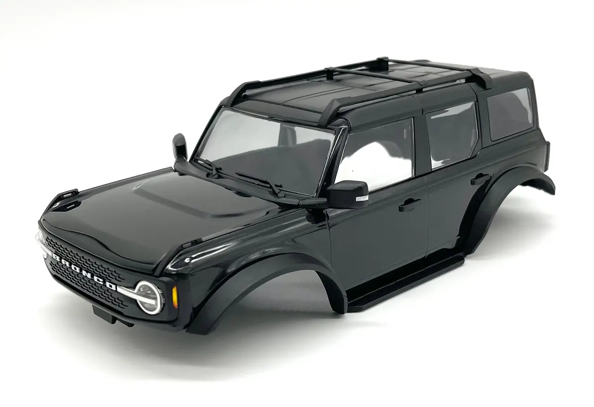 Fits Trx-4M Bronco - Body Shell Cover, Black (Assembled) 97074-1 1