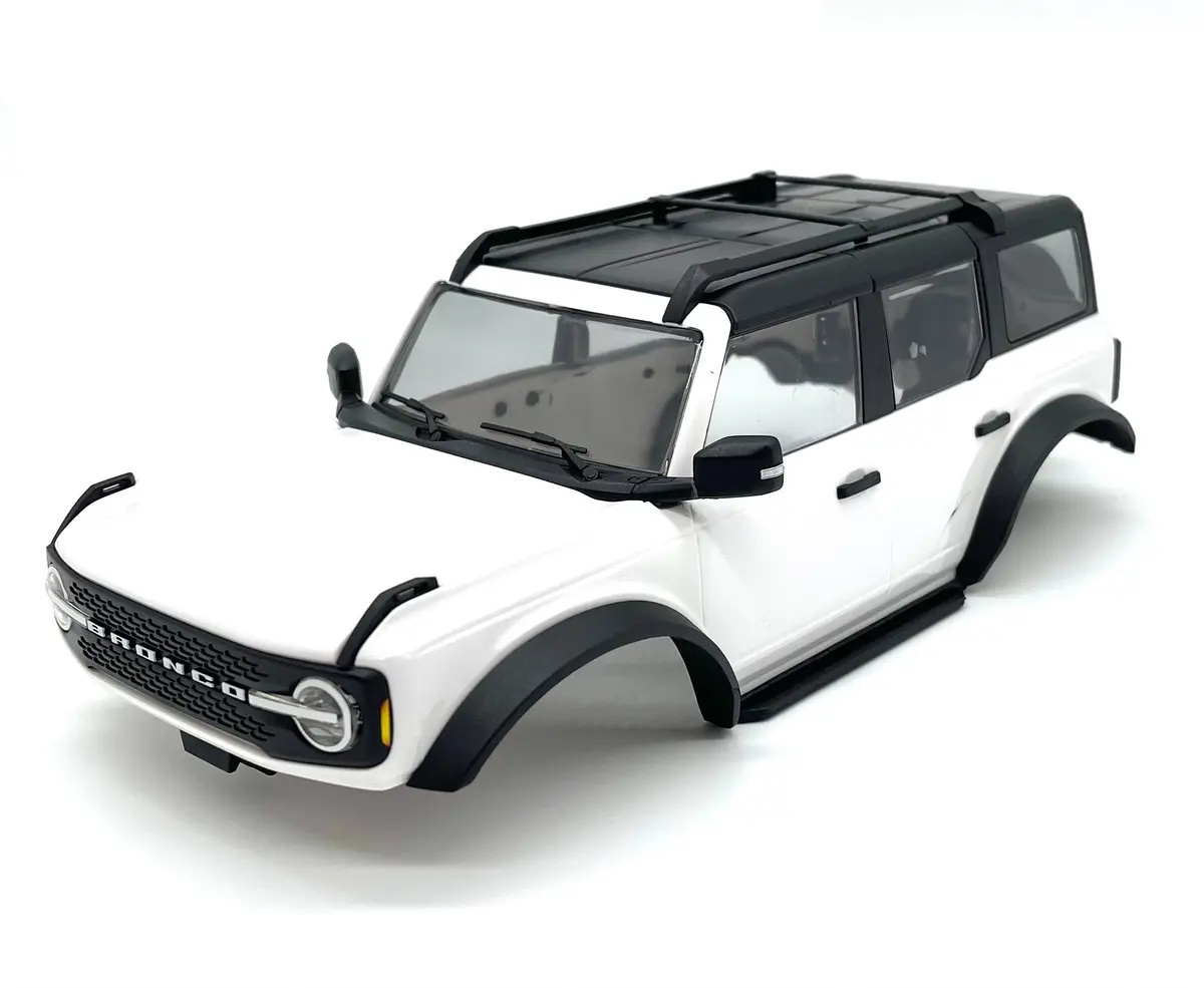 Fits Trx-4M Bronco - Body Cover, Whte (Factory Painted, Complete 97074-1 1