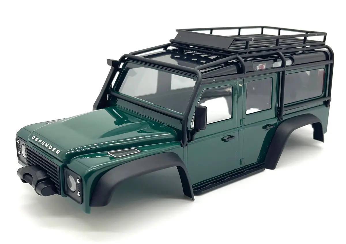 Fits Trx-4M Defender - Body Cover, Green (Factory Painted, Complete 97054-1 1