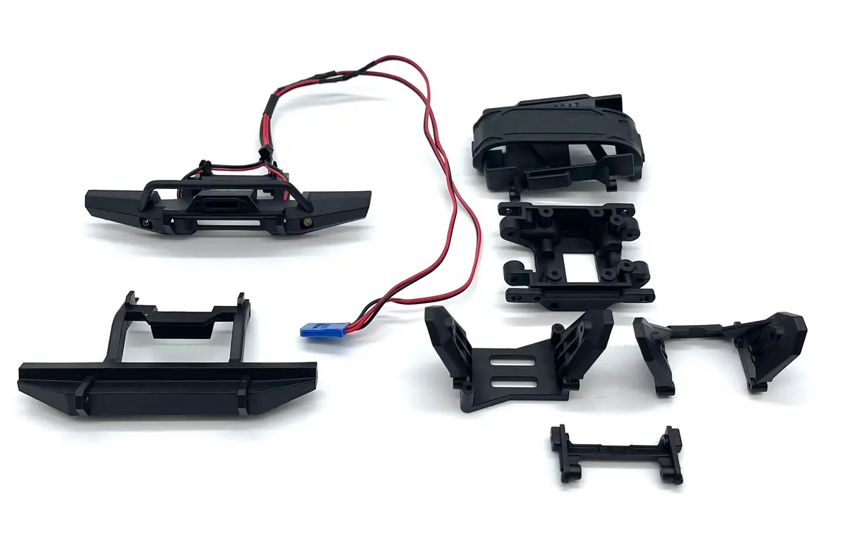 Fits Trx-4M Defender - Skid Plates, Bumpers, Shock Mounts, Led Lights  97054-1 1