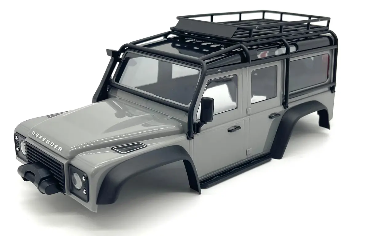 Fits Trx-4M Defender - Body Cover, Silver (Factory Painted, Complete 97054-1 1