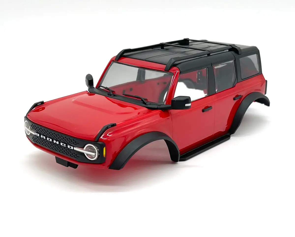 Fits Trx-4M Bronco - Body Shell Cover, Red (Assembled) 97074-1 1