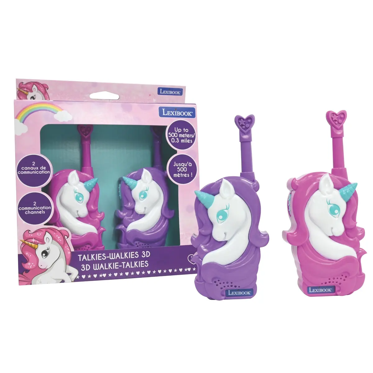 Magical 3D Unicorn Walkie-Talkies - Enchanting Communication 1