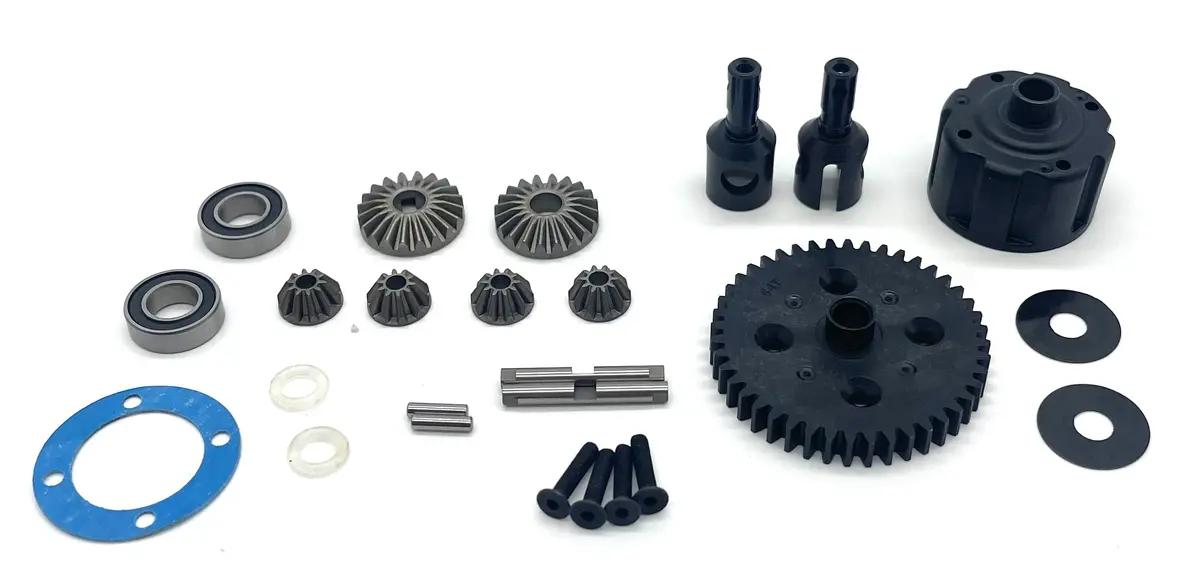 Tekno Et48 2.2 Center Differential (Bag A) W/44T Steel Spur (Tkr9237) Tkr9605 1