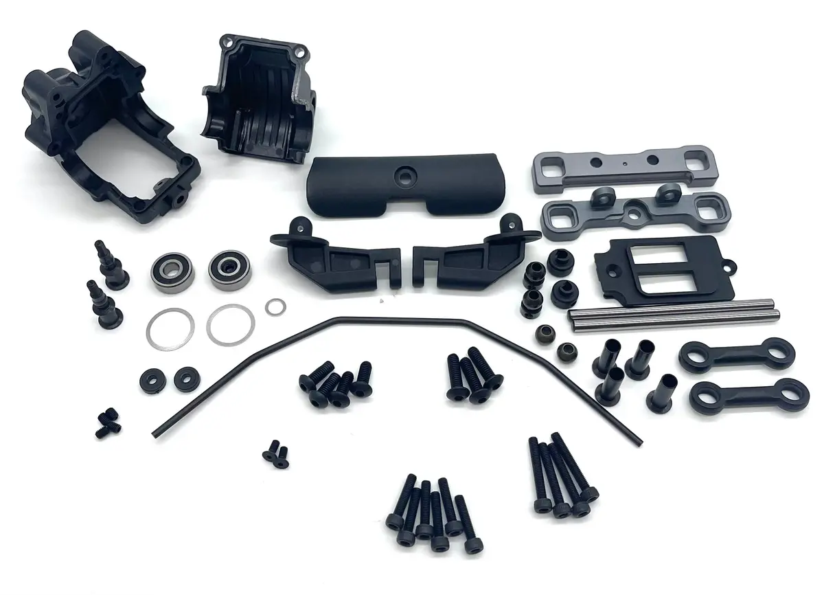 Tekno Et48 2.2 Front Suspension (Bags C&G) (Sway Bar, Gear Box, Arm Mounts Tkr9605 1
