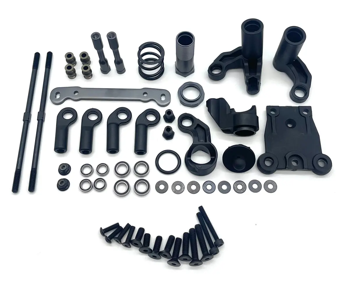 Tekno Et48 2.2 Steering Set (Bag I) (Bell Crank, Servo Saver Ackerman Plate, Linkage Tkr9605 1