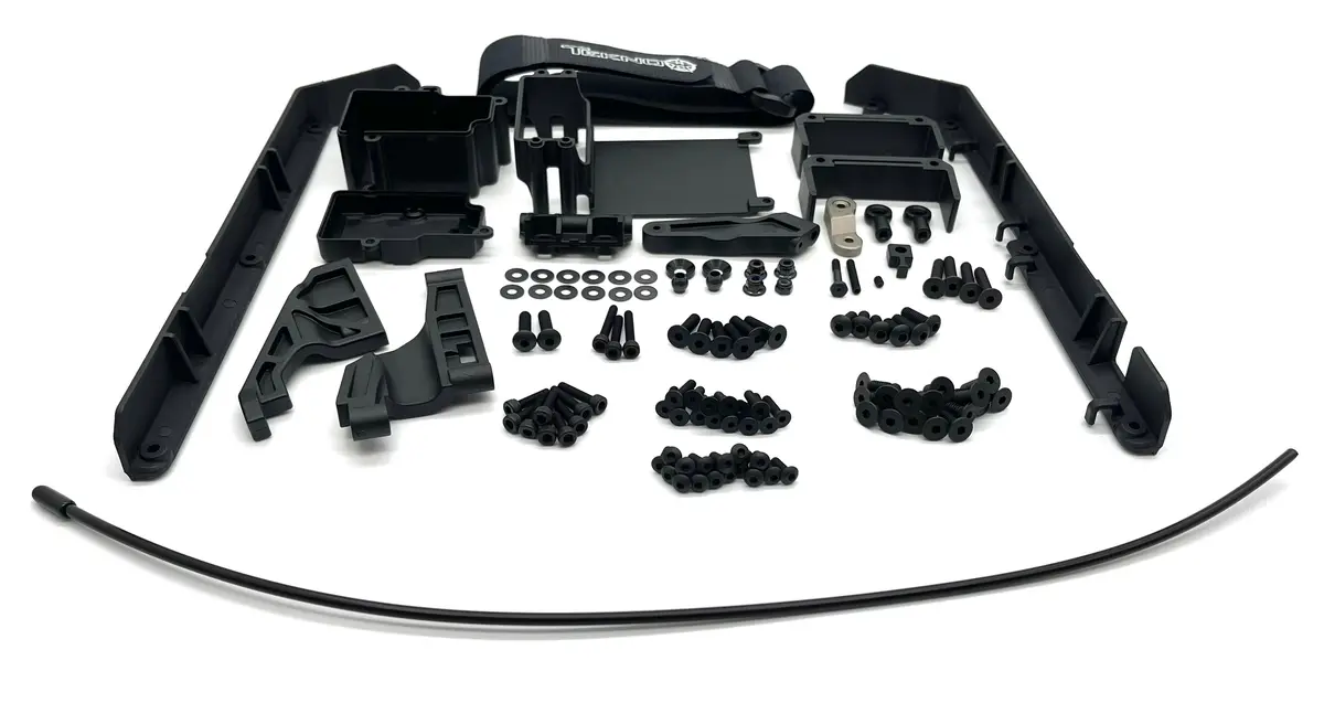 Tekno Eb48 2.2 Plastic Set (Bags J & N) Mud Guards, Servo Mount, Esc Tray, Rx Box Tkr9005 1