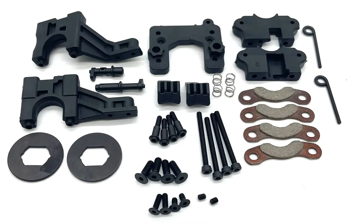 Tekno Nt48 2.2 Brake Set Center Diff Mount (Bag C) Pads Disks Posts Tkr9401 1