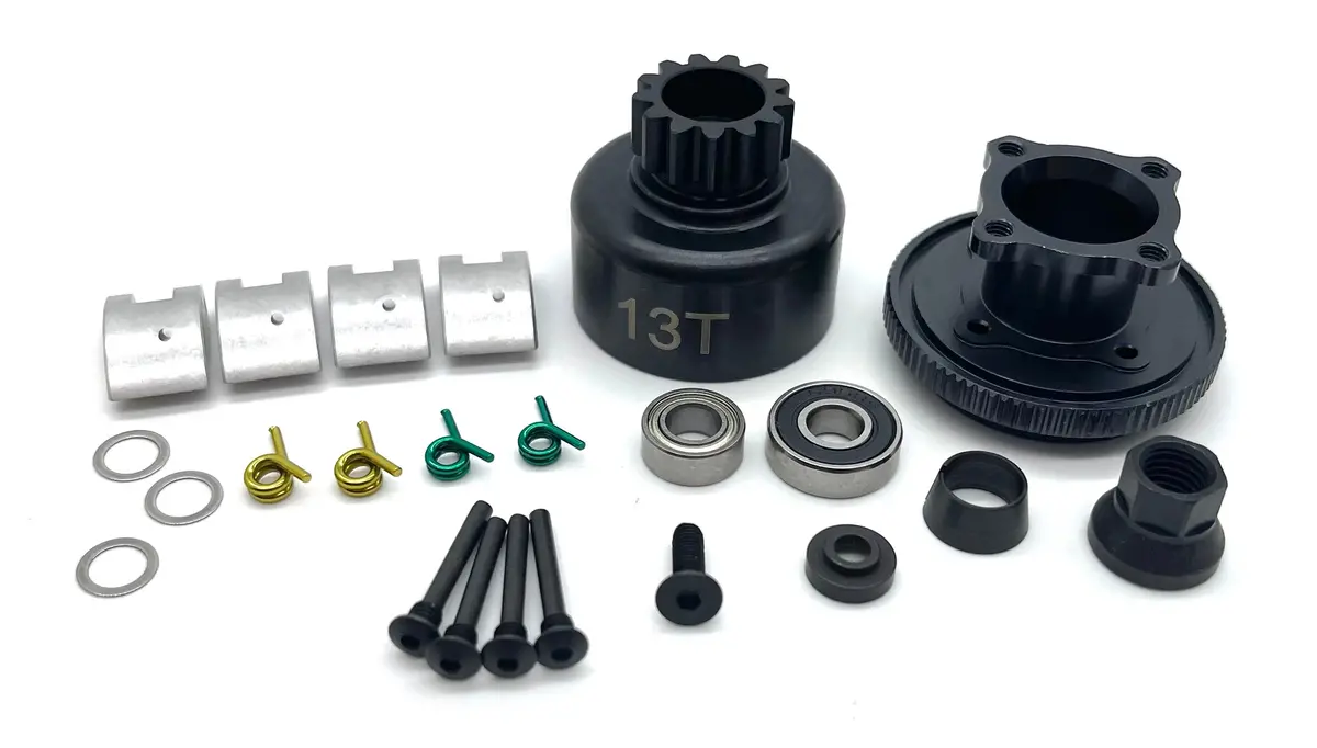 Tekno Nt48 2.2 Clutch Set (Bell, Springs, Shoes, Flywheel) Tkr9401 1