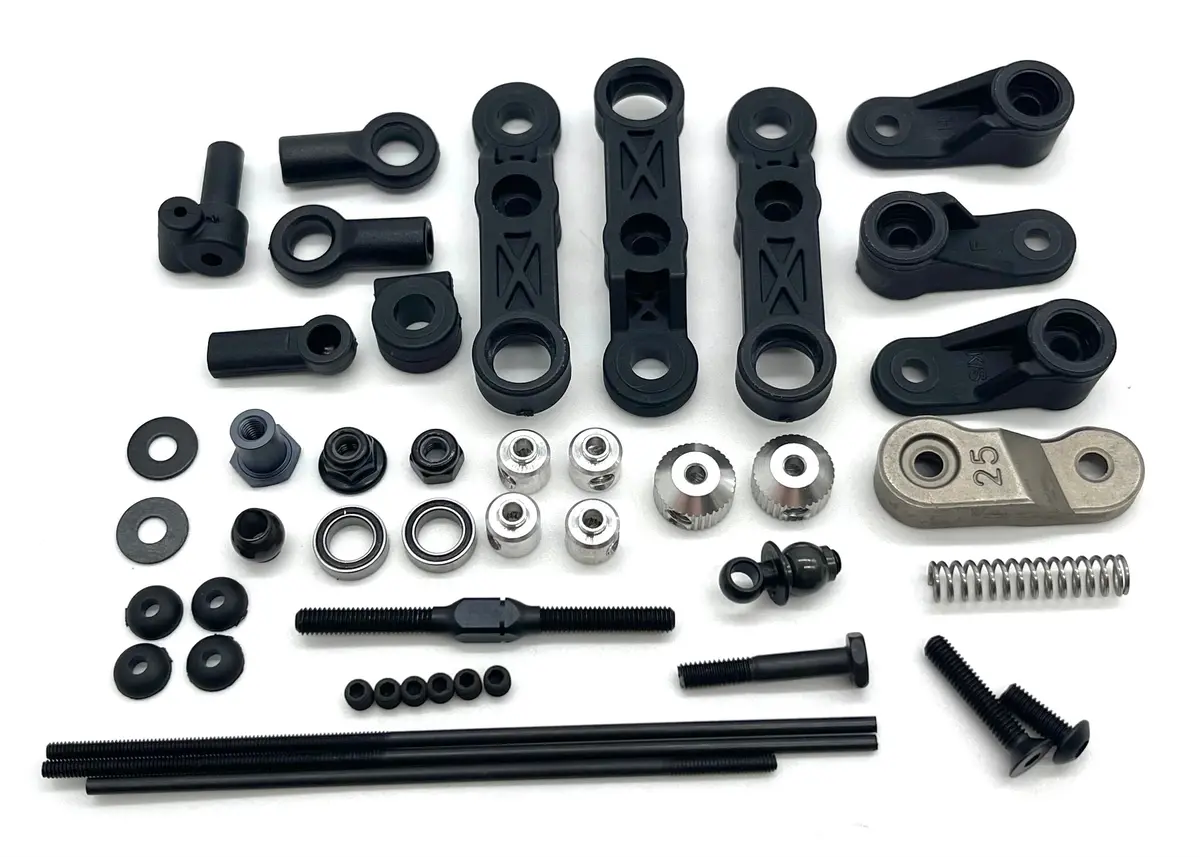 Tekno Nt48 2.2 Nitro Linkage Set (Bag P) Throttle Brake Steering Links Tkr9401 1