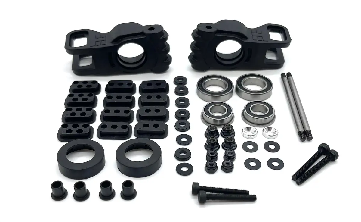 Clearance: Tekno Eb48 Rear Hub Assy (Bag F) (Hubs, Bearings, Hinge Pins Tkr9003 1