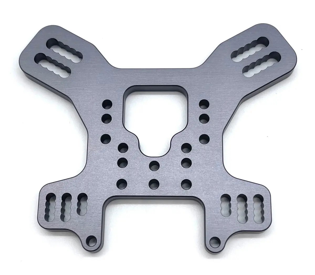 Clearance: Tekno Eb48 Shock Tower (Rear, Adj. Wing/Shock, 7075 Cnc Tkr9003 1