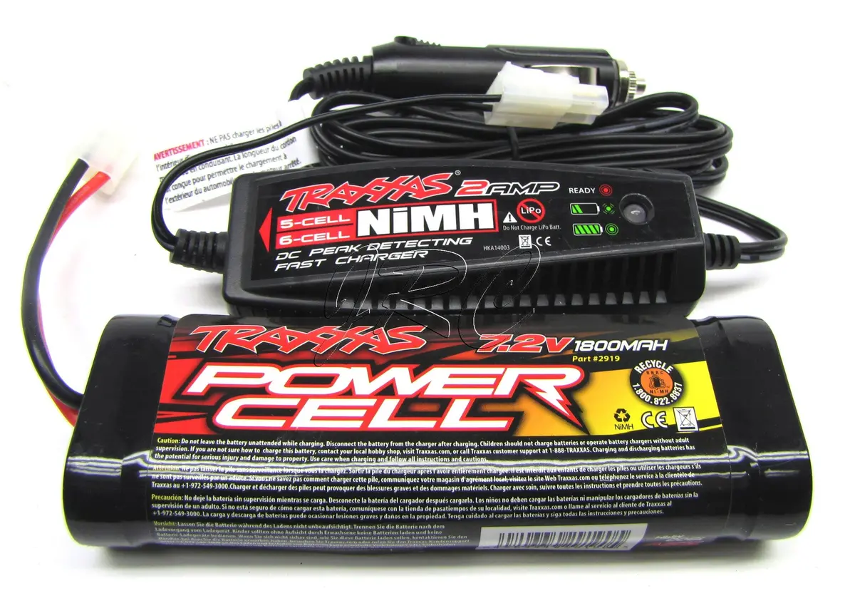 Nitro Rustler - Ez-Start Battery /Charger (T-Maxx Revo 3.3 7.2V 44096-3 1