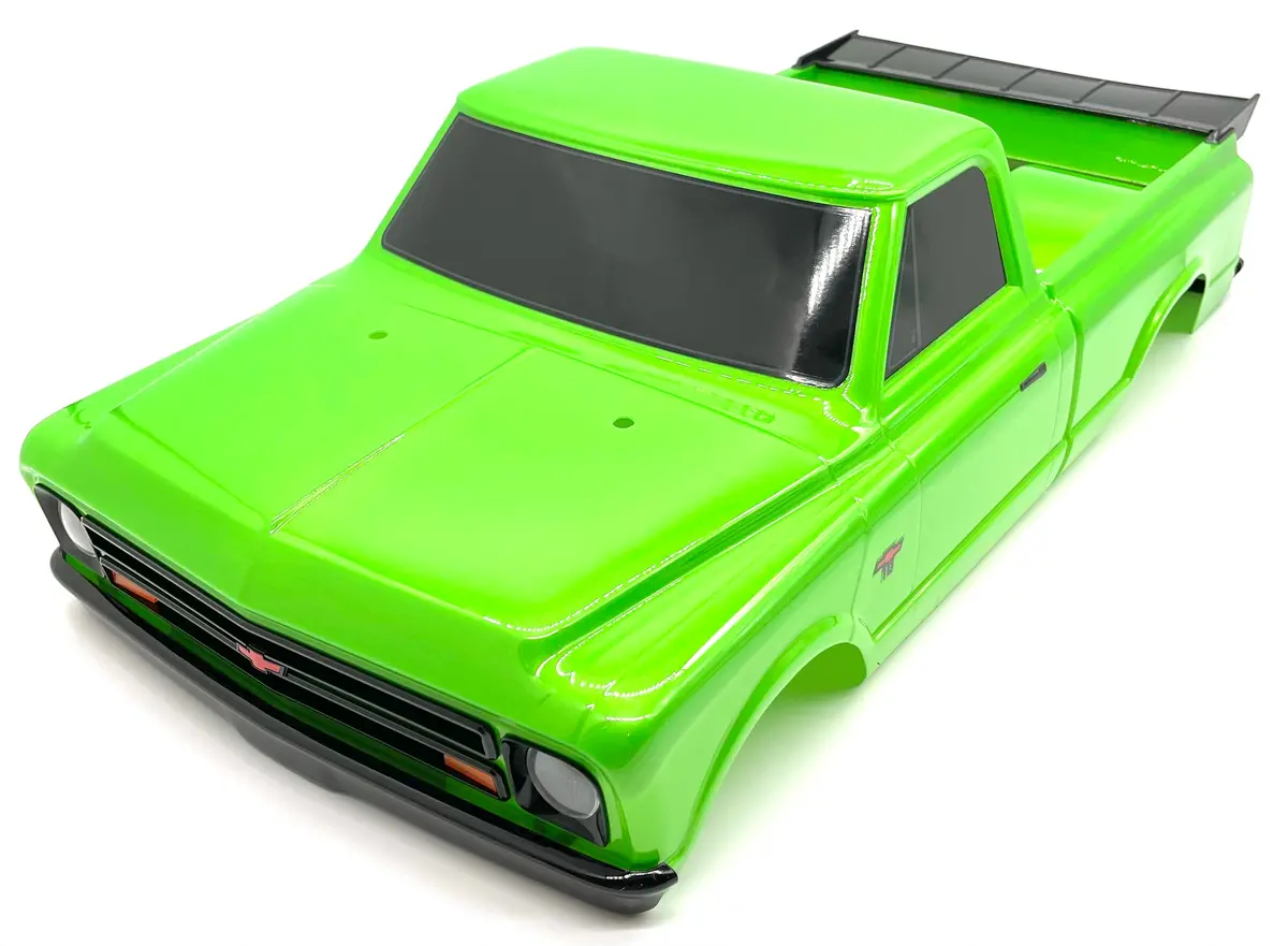Drag Slash - Body Chevrolet C10 (Green, Complete W/Decals 9411G 94076-4 1