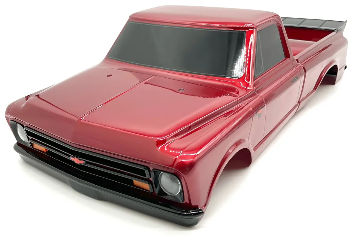 Drag Slash - Body Chevrolet C10 (Red Complete W/Decals 9411R 94076-4 1